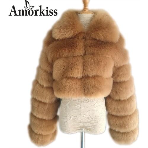 Amorkiss Short Fur Coats