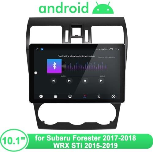 Android 10 Head Unit Car Radio Stereo 1280*800 Multimedia For Subaru Forester 2017 2018 WRX STi 2015 2019 With Ultrathin Screen