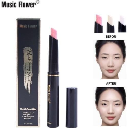 Hot Sale of Music Flower Bead Bright Color Stick, Skin Brightening and Skin Repairing Bright Color Stick Makeup Gift for Girl