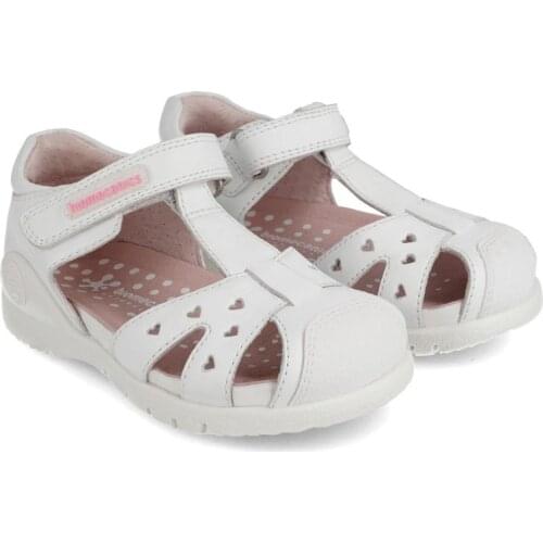 Sandals for girl in white skin Biomecanics Bioevolution