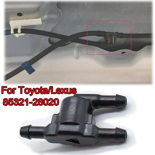 Black Wiper Washer Windshield Check Valve New 8532128020 For Toyota Lexus For 2010-2016 Toyota 4Runner