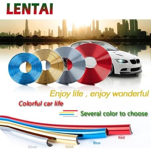 LENTAI For BMW e46 e39 e90 e60 e36 f30 f10 e30 x5 e53 f20 Mazda 3 6 cx-5 Abarth NEW Car Decoration Strip Trim Stickers Styling