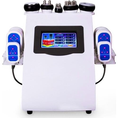 6 in 1 Lipo Laser+ Cavitation+RF+Vacuum/ RF 40K Cavitation Vacuum Lipolaser Slimming body weight loss Machine