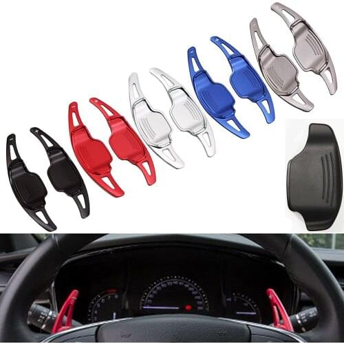 For Cadillac XT5 2016 2017 2018 Car steering wheel shift paddle gear paddles DSG extender stickers Car accessories 2PCS