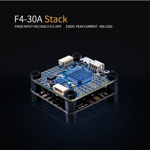 TCMMRC Flying stack Bluetooth Flight Controller 30A ESC 2-5S Dshot600 4IN1 FPV Racing Drone Racer 30A ESC