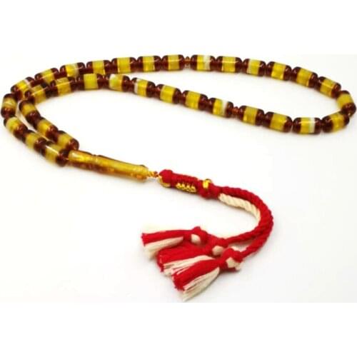 Resin Tasbih Ramadan kareem Karakusha Mans Rosary Muslim Special bracelet Gift for eid Tesbih 33 Beads Misbaha Islam bracelet