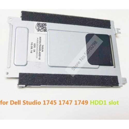 New 2.5 HDD SSD Hard Drive Caddy Adapter Bracket Frame Tray AM080000600 1F40K 01F40K For Dell Studio 1745 1747 1749 HDD1 slot