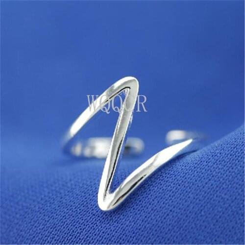 The New 925 Sterling Silver Letter Z Ring Is A High-end Jewelry Commemorative Gift for Men and Women #209