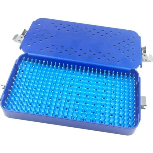 Single Layer Silicone Sterilization Tray Box Case Tools Disinfection Box Autoclavable Box Eye Instrument Dental Disinfection