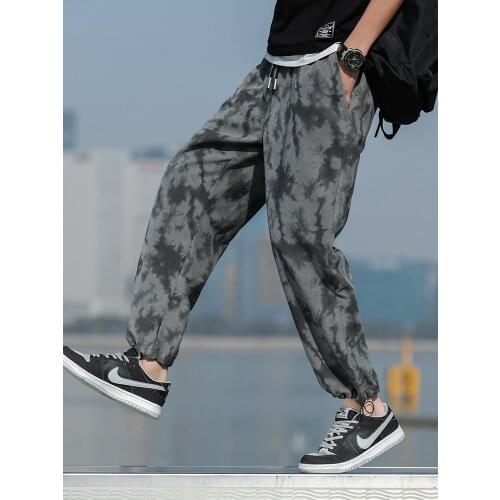 Autumn Casual Camouflage Pants Men Color Matching Fashion Joggers Streetwear Military Trousers Mens Clothing
