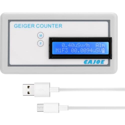 GMV2 Portable Handle Geiger Counter Assembled Nuclear Radiation Detector γ β X Ray with Tube radiation dosimeter