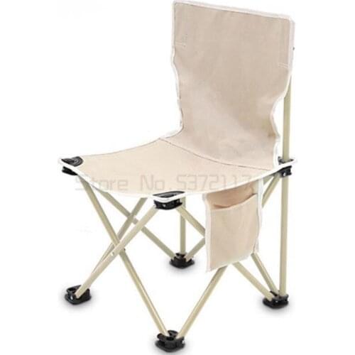 Household outdoor folding chair telescopic portable small stool Mazar bench camping fishing chair