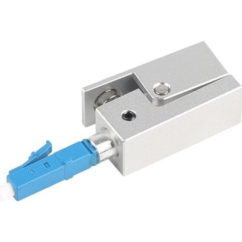 2 Pieces / Pack LC Square optical fiber coupler Turn round square flange LC Circular fiber bare fiber adapter for OTDR