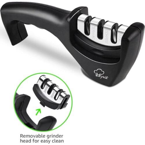 Knife Sharpener 3 Stages Professional Kitchen Steel Whetstone Kitchen Knife Whetstone Whetstone Tool