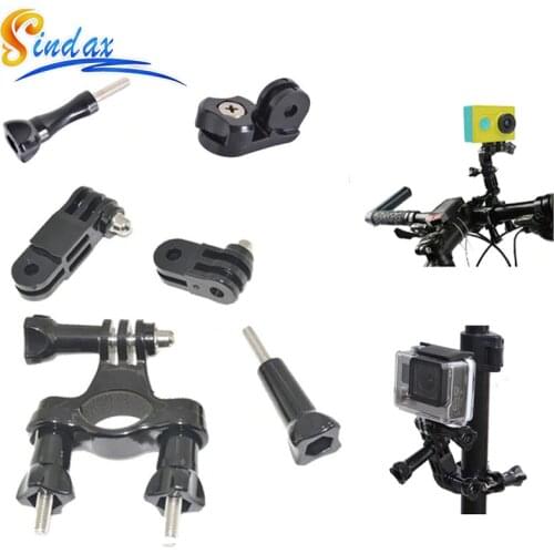 Handlebar Bike Mount for GoPro Action Cameras SeatPost/Clamp Bicycles Metal Screws 3-Way Adjustable Pivot Arm Fits for all GoPro