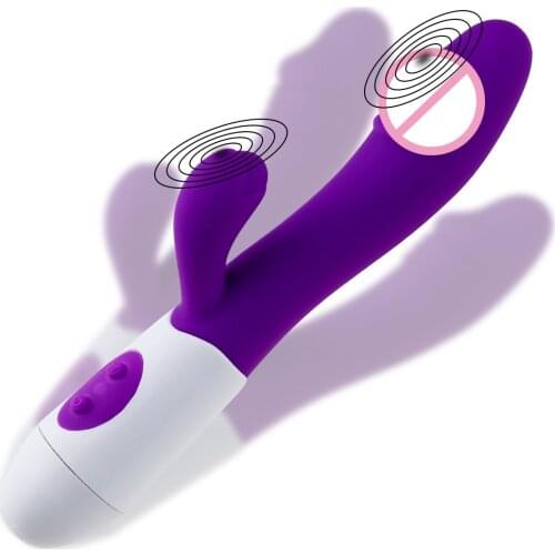 G Spot Rabbit Vibrator Sex Toy for Women Dildo Vibrating Vagina Clitoris Massager Dual Vibration AV Stick Safe Sex Adult Product