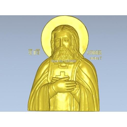 High quality 3d model relief for cnc or 3D printers in STL file religion