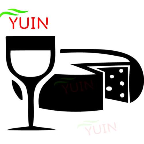 Creative Use Dessert Fun Emotion Wine Car Sticker Fun PVC Body Window Decoration Accessories Waterproof Anti-UV Decal