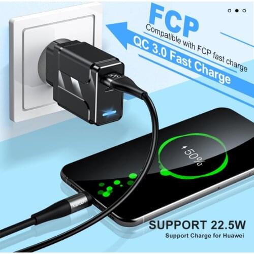 Quick Charge 3.0 PD Type C USB Charger For Samsung iPhone Huawei Tablet QC 3.0 Fast Charger Mobile Phone Wall Adapter LED