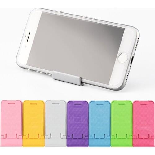 100pcs/lot High Quality Universal Mobile Phone Holder Mini Desk Station Plastic Stand Stander Holder For iPhone for Samsung Note