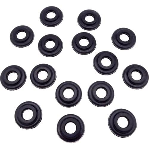 15pcs 0.9 Inch Car Engine Valve Cover Bolt Gasket Seals O-Ring Rubber Sealing for BMW E46 E39 E60 E65 E66 E53 E83 11121437395