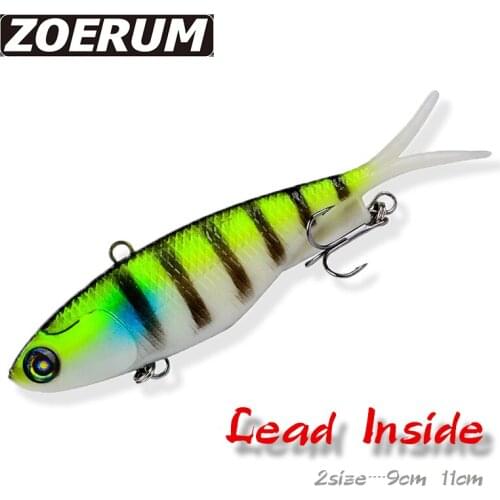 9cm/11cm Fishing Lure Deep Diving with Lead Bait Silicone Trout Sea Soft Lures for Fishing Jig Y Tail Swimbait Silicone Bait