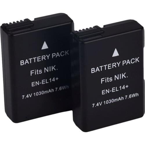 Battery for Nikon EN-EL14 EN EL14 D3100 D3200 5100 5200 5300 D Coolpix P7800 UK