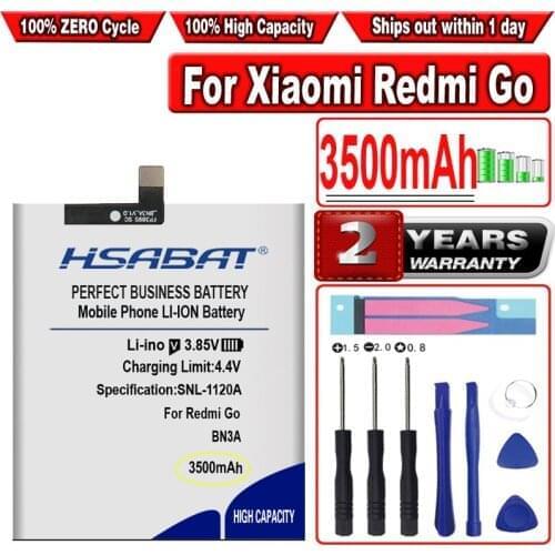 HSABAT 3500mAh BN3A Battery for Xiaomi Redmi Go