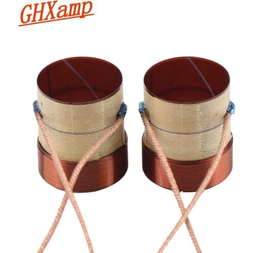 GHXAMP Speaker Accessories 25.5mm 4OHM Bass Voice Coil 25.5 Core Four-Layer Coil High-Quality 2PCS
