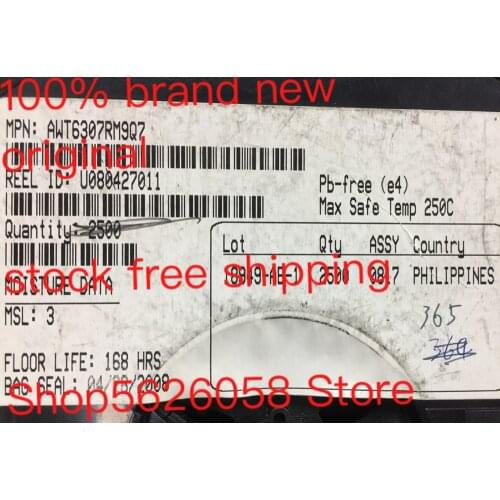 AWT6307RM9Q7 QFN 100% new original freeshipping 20PCS-200PCS/LOT STOCK
