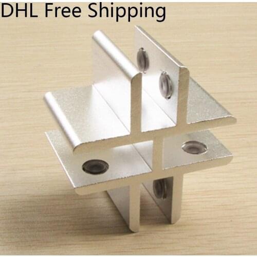 DHL Free Shipping 50Pcs/lot Clamp Hold 8 to 12mm Aluminium Material Glass Laminates Shelf Support Hanging Glass Clamp