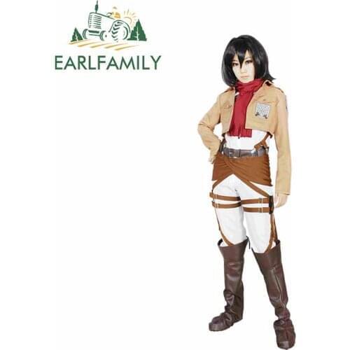 EARLFAMILY 13cm x 4.2cm For Anime Laptop Decals Personality Creative Car Stickers Graffiti Waterproof Suitable for VAN ATV SUV