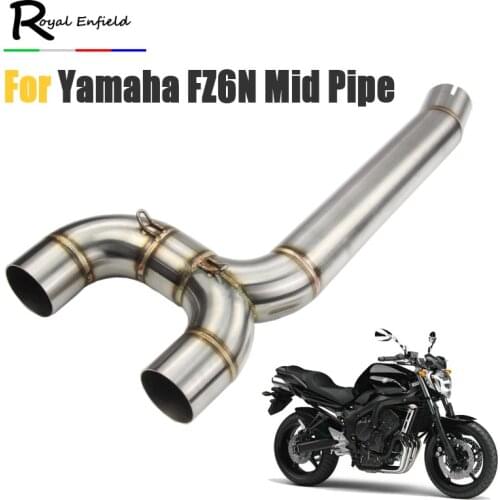FZ6S FZ6N Motorcycle Exhaust Muffler pipe Connecter Middle Pipe For Yamaha FZ-6N FZ-6S FZ6 Motorcycle pipe exhaust slip-on syste