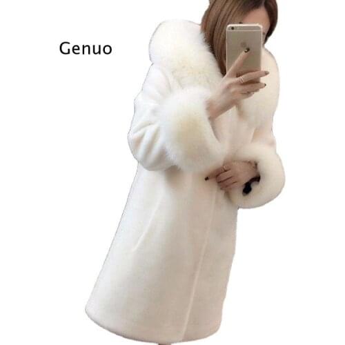 Genuo Women's Coats With Fur