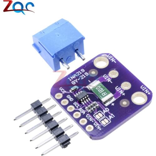 INA219 GY-219 I2C Interface High Side DC Current Sensor Breakout Power Supply monitoring Bi-direction Sensor Module