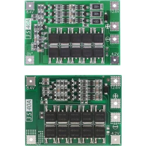 3S 11.1V 12.6V 40A w/Balance 18650 Li-ion Lithium Battery BMS Protection Board