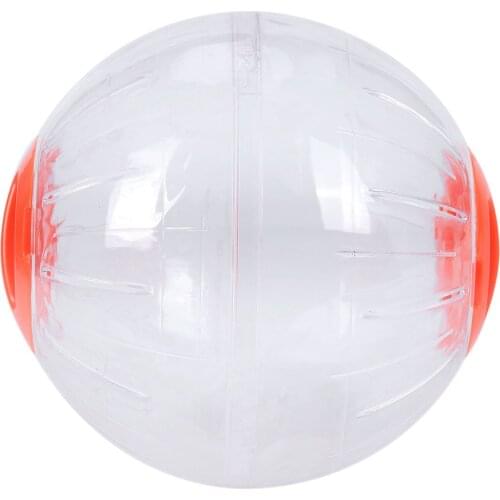 Hamster Exercise Ball Gerbil Play Toy Clear Orange 15cm
