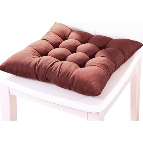 1/2/4pcs Home Chair Seat Cushion Pad Winter Office Bar Chair Back Seat Cushions Sofa Pillow Buttocks Chair Cushion 37x37cm