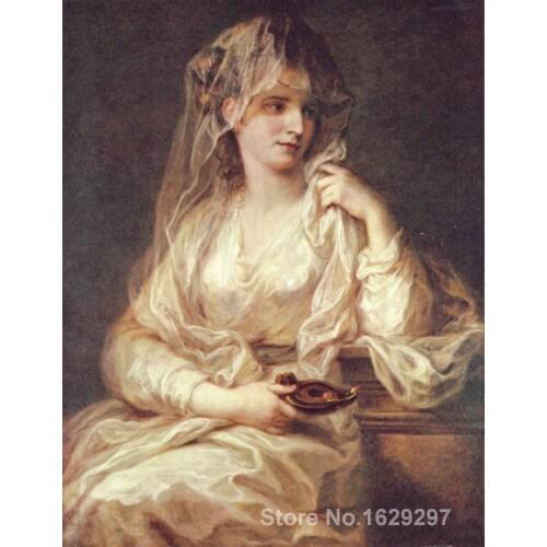 Portrait of a Woman as a Vestal Virgin Angelica Kauffman painting for sale Hand painted High quality