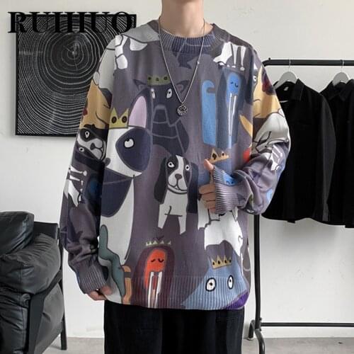 RUIHUO Men's Pullovers