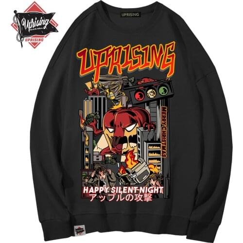 UPRISING Men's Sweatshirts With Slogans