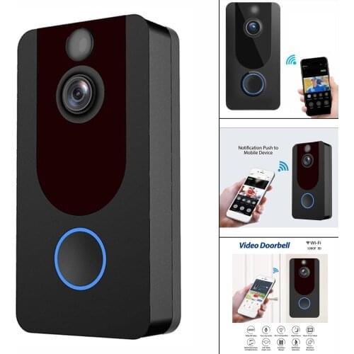 1080P HD Video Doorbell Camera, Wireless Door Security Battery Camera, infrared Visual Intercom, Video Intercom, Home Security