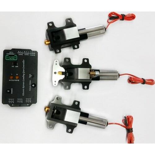 Servoless Retract with Metal Block Retractable Landing Gear 25 kg 90 degrees 6 to 12 kg for vortex spray/wooden plane/air Plane