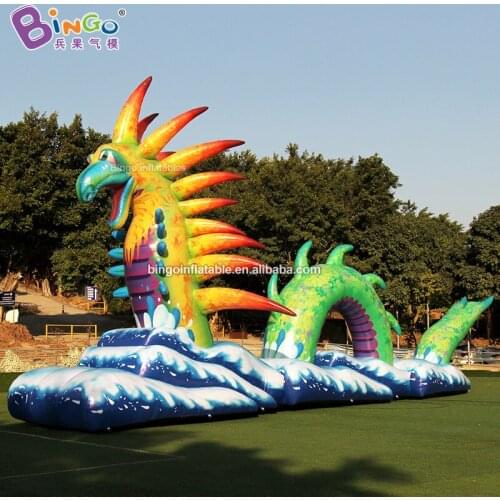15*7 meters inflatable ocean dragon model personalized colored serpent cartoon splendid imperial decoration toy