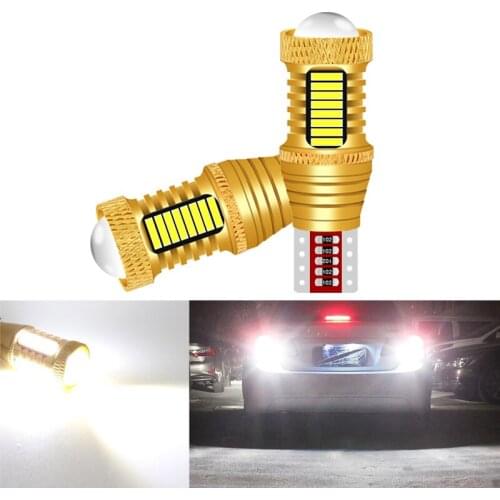 2x T15 led Canbus 921 W16W Car Backup Reverse Bulb Lights For Nissan Qashqai J11 J10 X trail Xtrail T32 T31 Juke Note Tiida