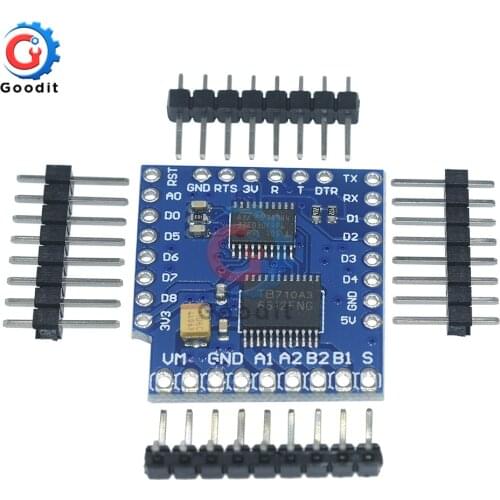 2Pcs/Lot Wemos D1 Mini WIFI Internet of Things Development Board TB6612FNG Motor Shield I2C Dual Motor Driver Module for Arduino