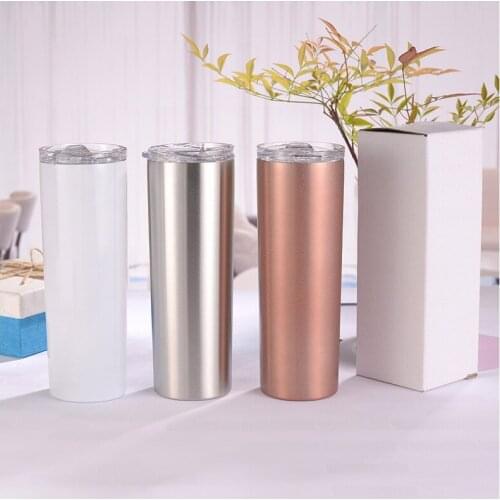 304 stainless steel straw cup cold insulation outdoor portable water cup 20oz insulation Cup