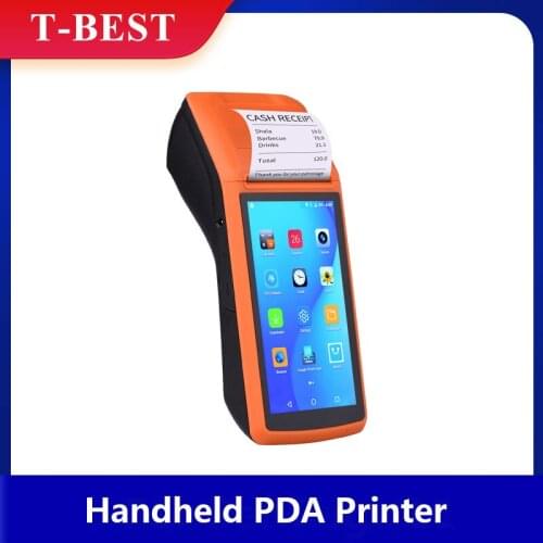 Aibecy M1S Android Mobile POS Terminal Handheld PDA Printer 58mm Receipt Printer 1D 2D Scanner 5 inch with GPS/BT/3G/WiFi/OTG