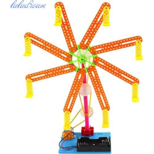 DIY Electric Ferris Wheel Model Accessories Toy Scientific Experimental Materials Assembly Model Educational Toys