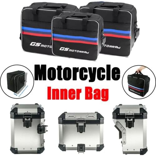 For BMW R1200GS R1250GS ADV LC F850GS F750GS 2020 Motorcycle Luggage Inner Bag Pannier Top Case Expandable Saddlebag Saddle Bags